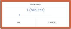 Log Interval Setting!