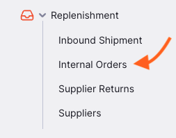 Internal Order: nav