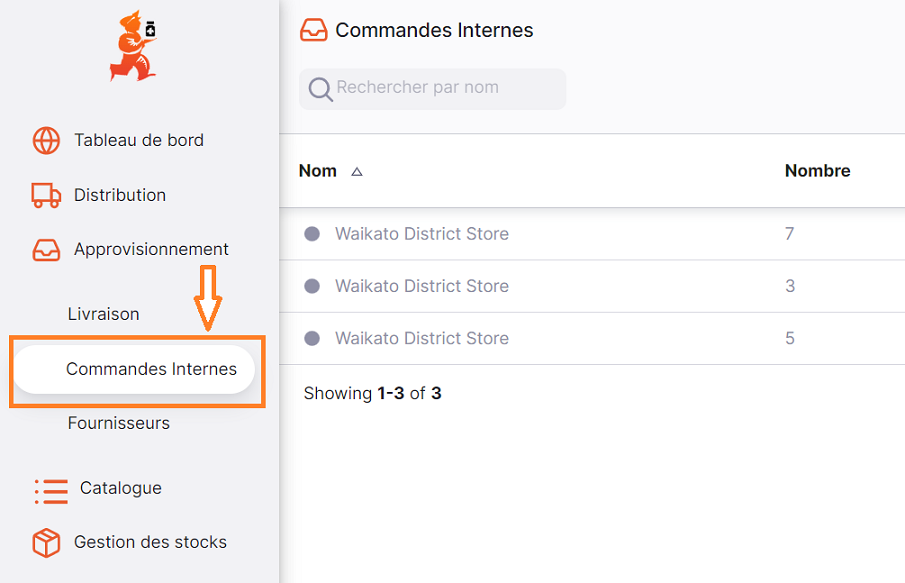 Internal Order: nav