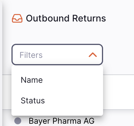 Outbound return filter