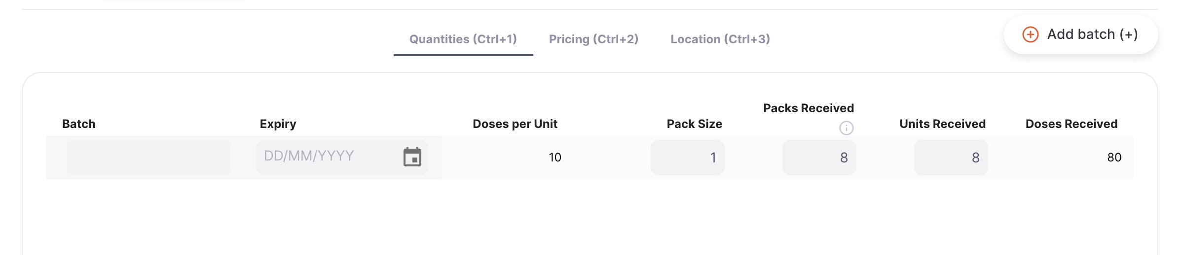 Doses columns