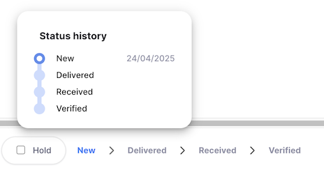 Inbound status: hover 2