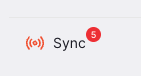 Sync badge error