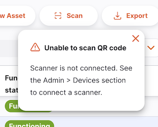 Scan button