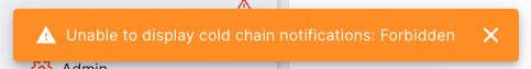 Advertencia de permiso de notificación