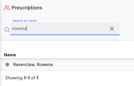 Search by name
