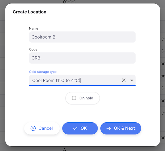 Location: create location