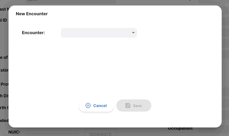 Add Encounter