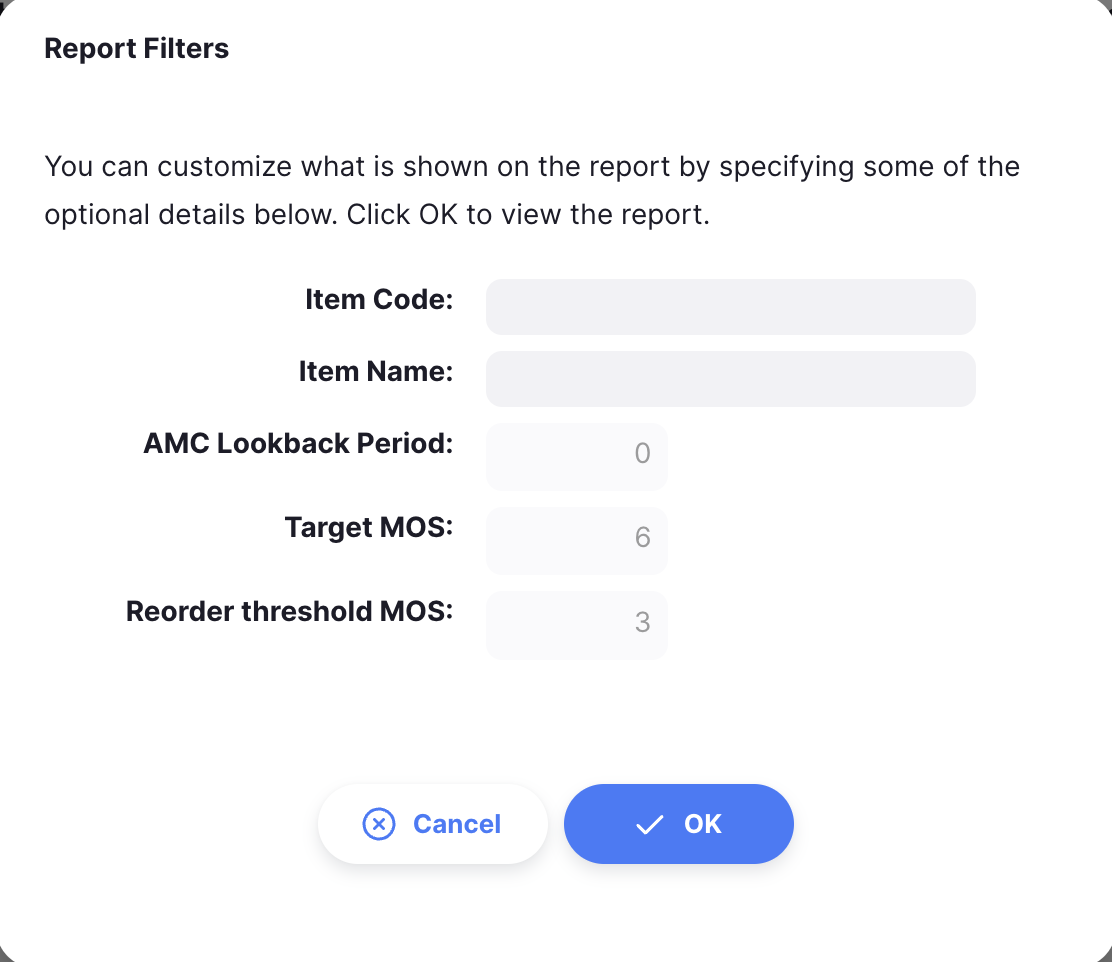 stock status filter