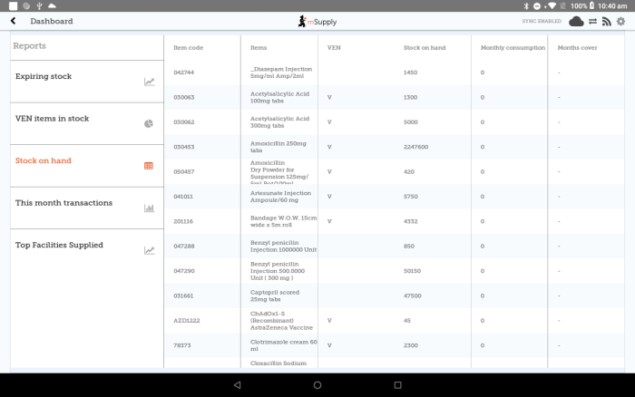 Custom invoices button on Navigator