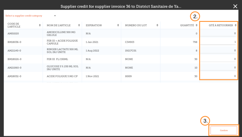 Custom invoices button on Navigator