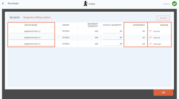 Custom invoices button on Navigator