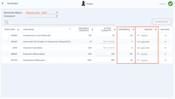 Custom invoices button on Navigator