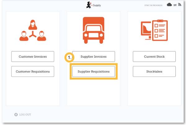 Custom invoices button on Navigator