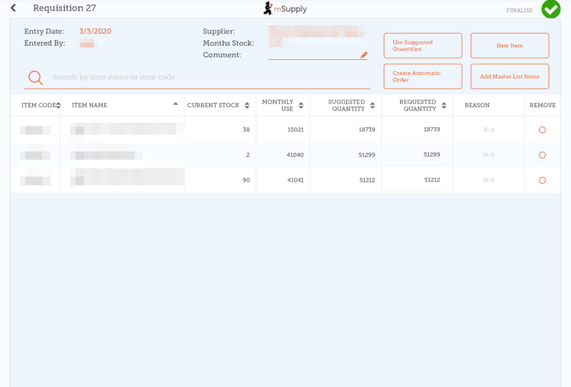 Custom invoices button on Navigator