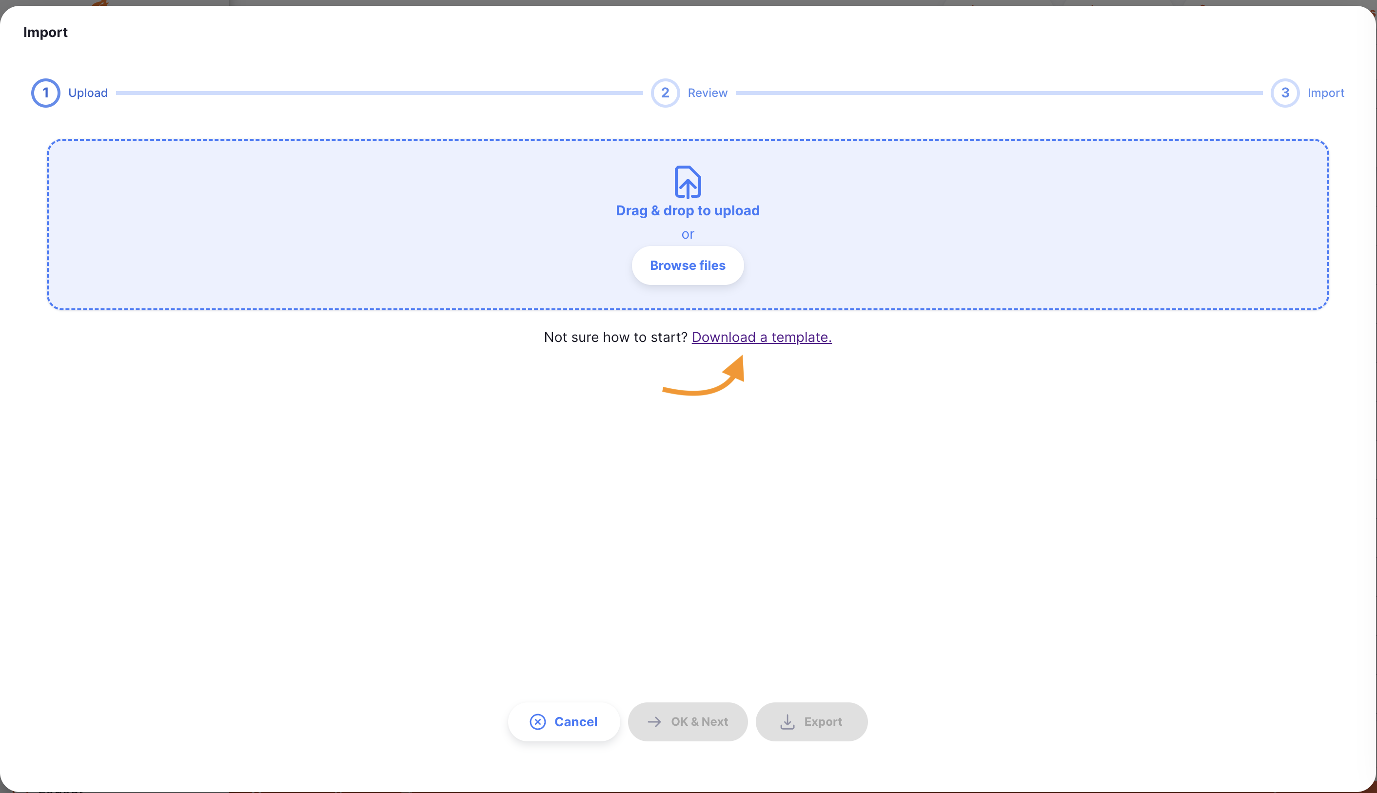 Download template