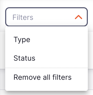 Filtro item