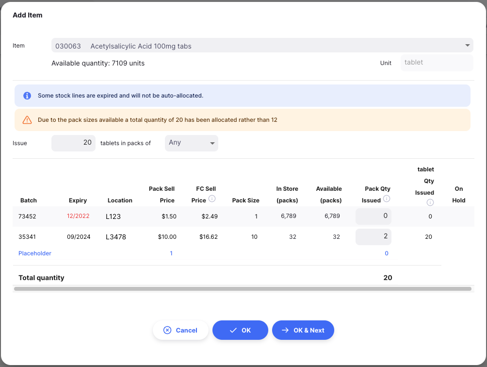 Line with Foreign Currency Pricing