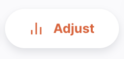 Botão de ajuste de stock